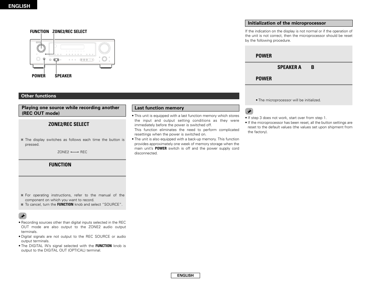 Denon AVR-786 User Manual | Page 40 / 68