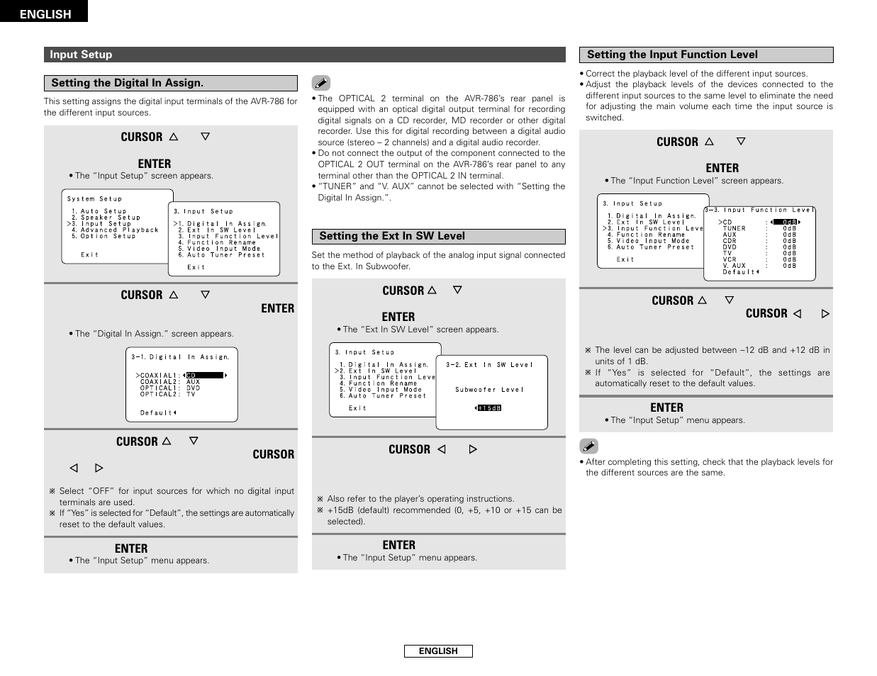 Denon AVR-786 User Manual | Page 42 / 68