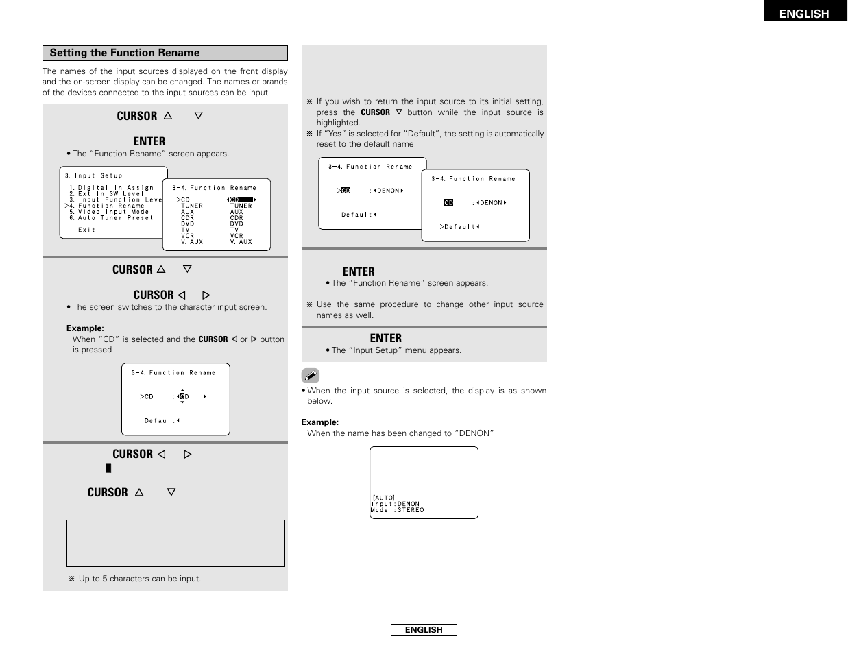 Denon AVR-786 User Manual | Page 43 / 68