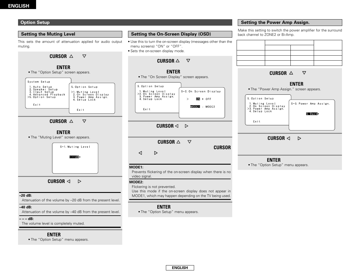 Denon AVR-786 User Manual | Page 46 / 68