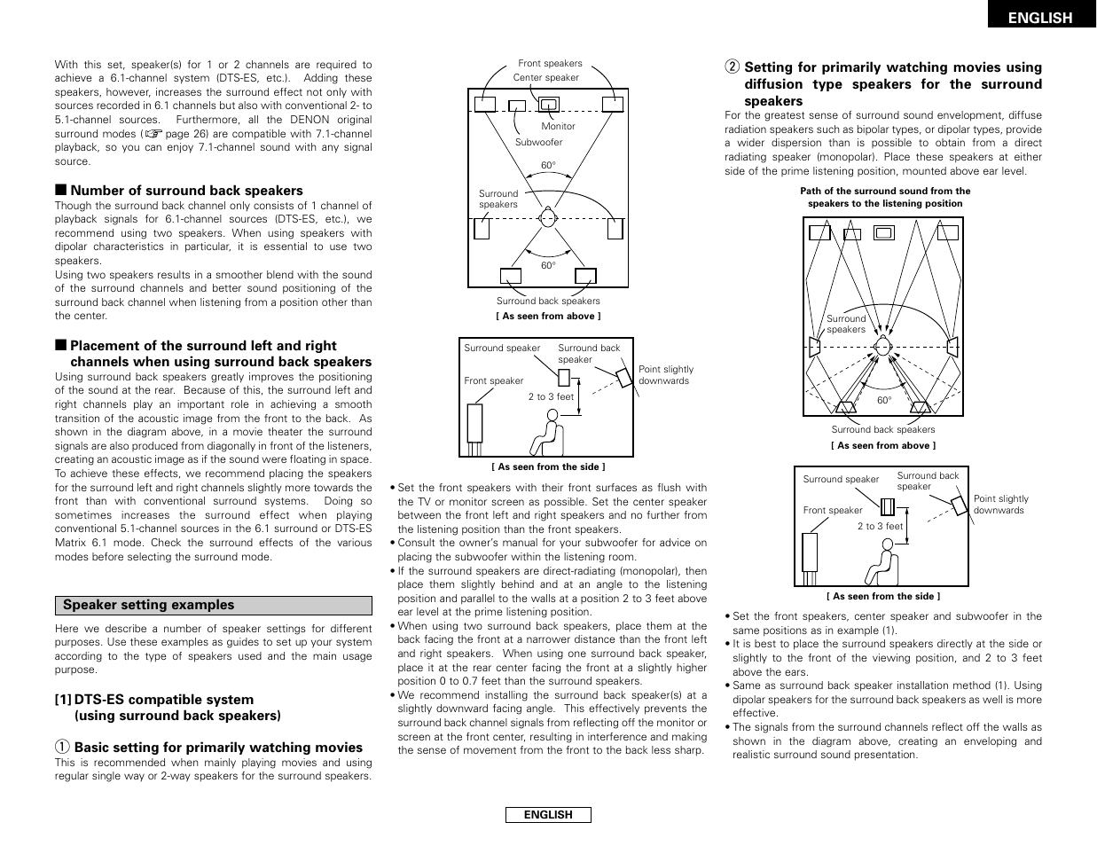 Denon AVR-786 User Manual | Page 55 / 68