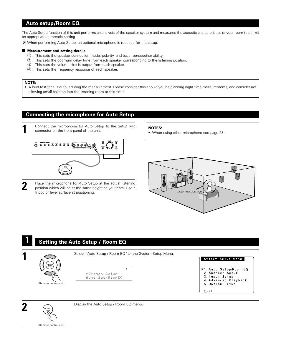 Denon AVR-985 User Manual | Page 21 / 100