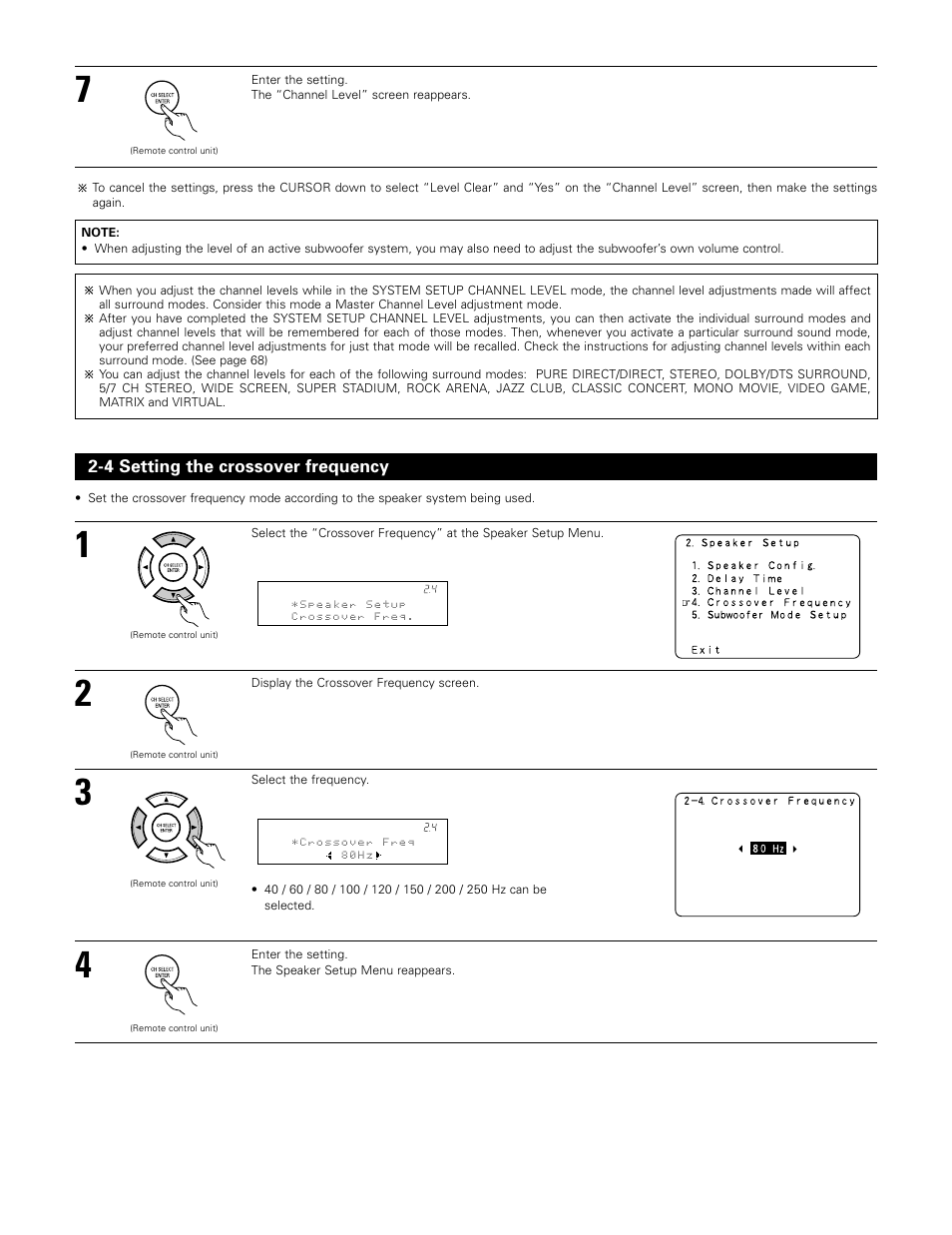 Denon AVR-985 User Manual | Page 34 / 100