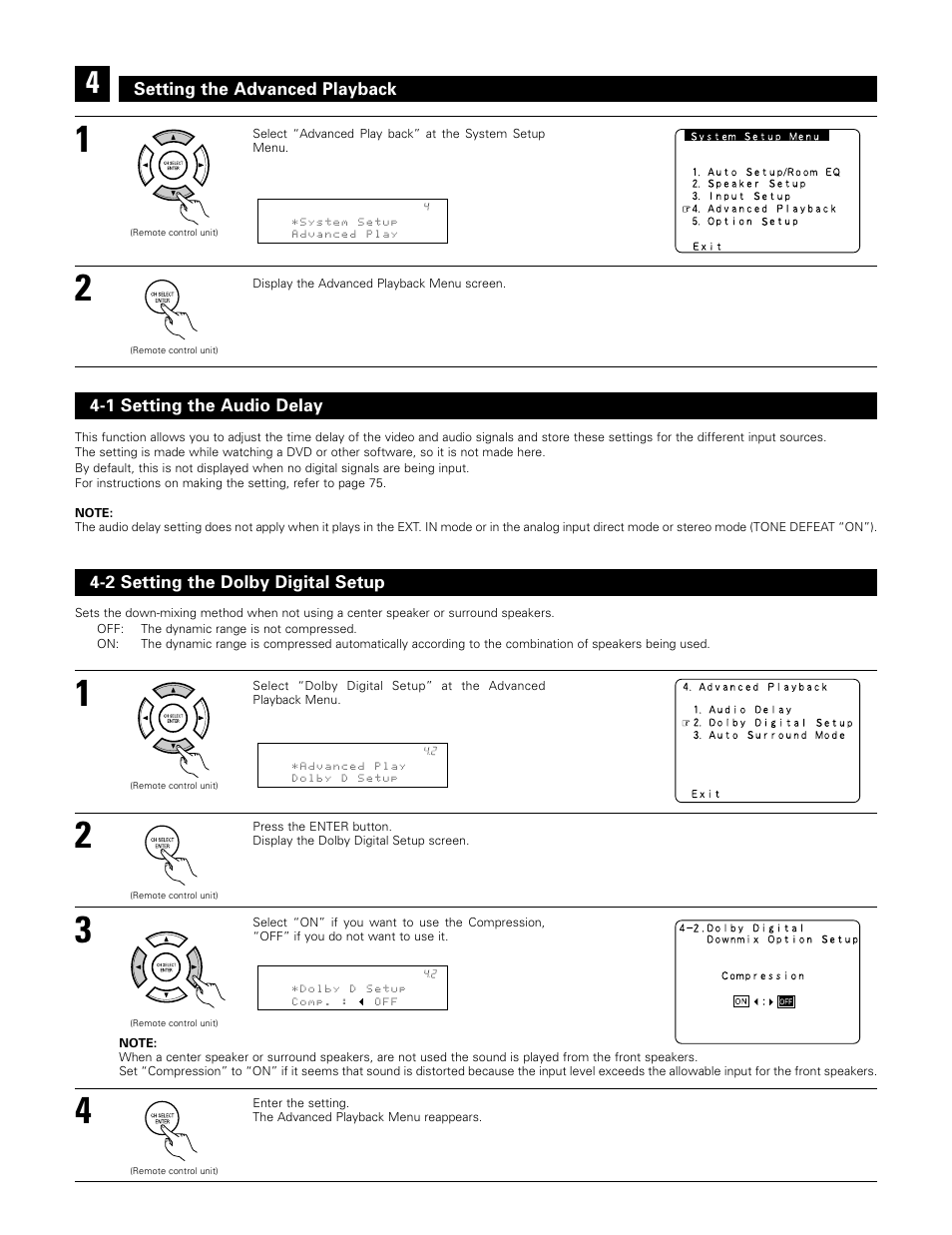 Denon AVR-985 User Manual | Page 41 / 100