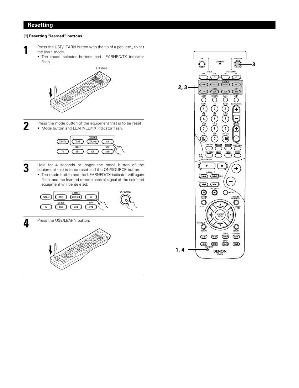 Denon AVR-985 User Manual | Page 56 / 100