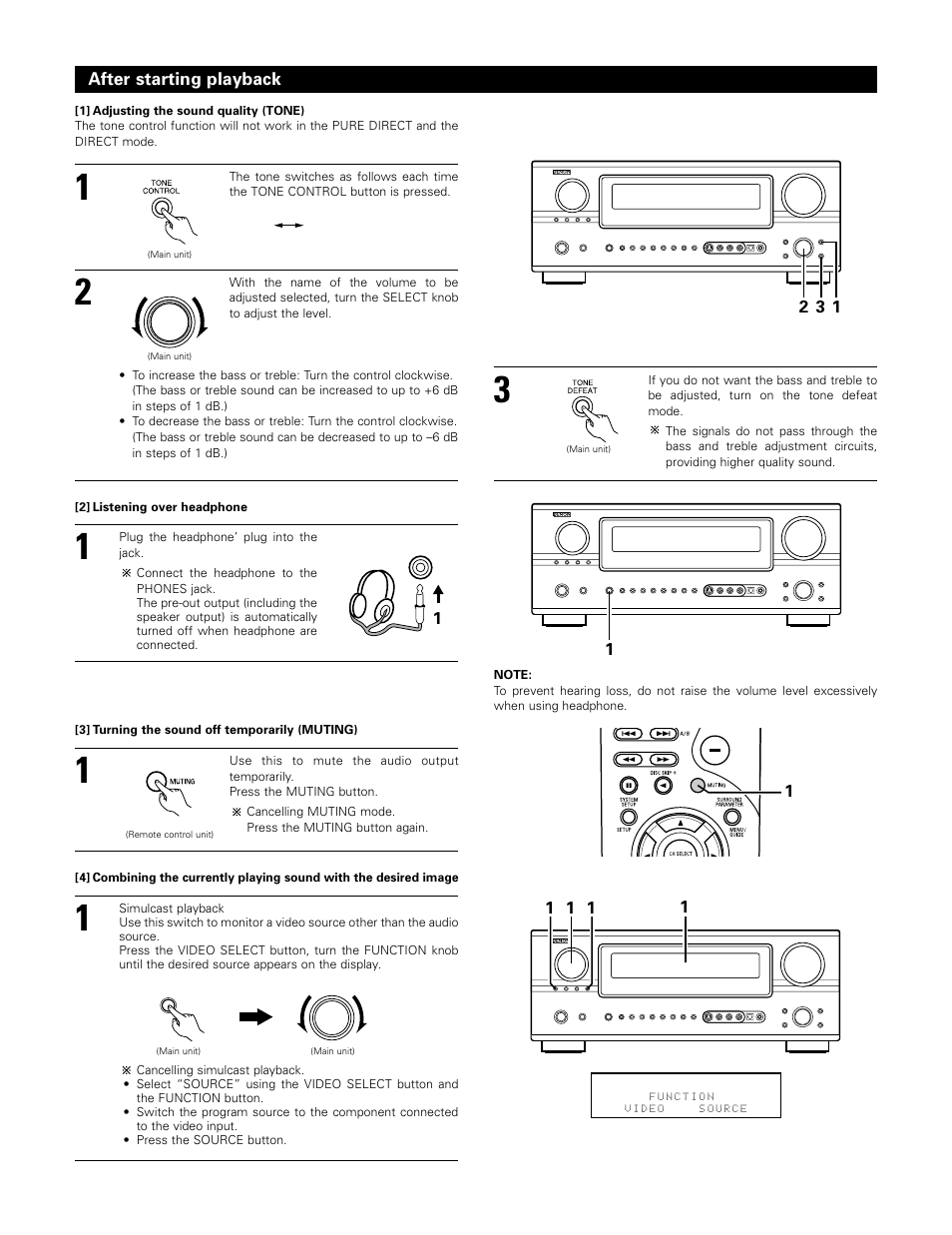 Denon AVR-985 User Manual | Page 63 / 100