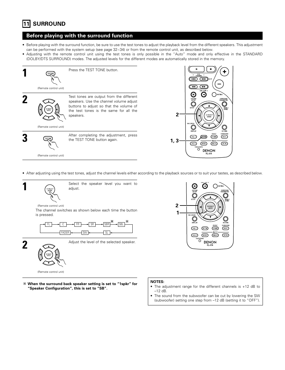 Denon AVR-985 User Manual | Page 68 / 100