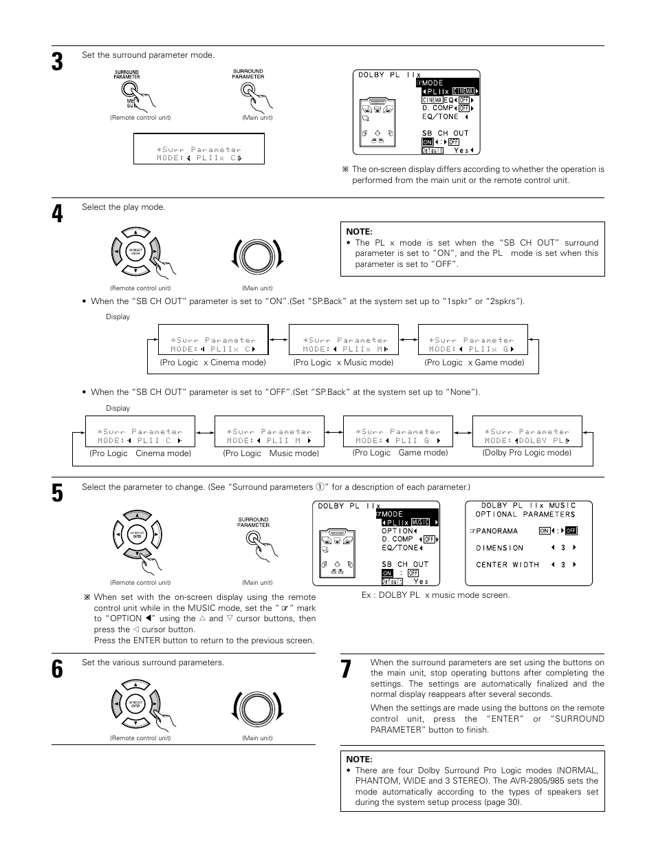 Denon AVR-985 User Manual | Page 70 / 100
