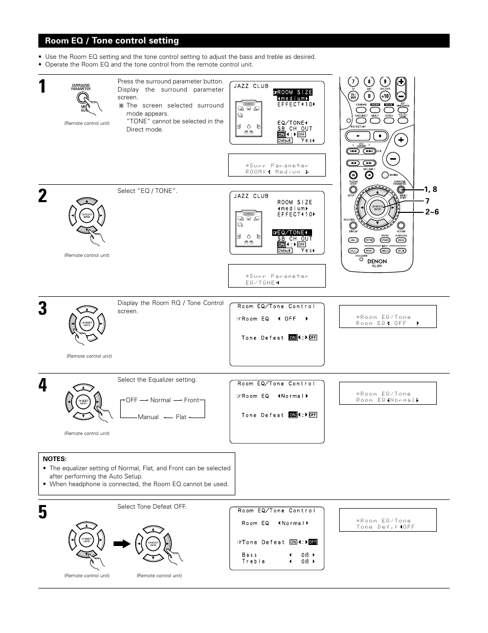 Denon AVR-985 User Manual | Page 79 / 100
