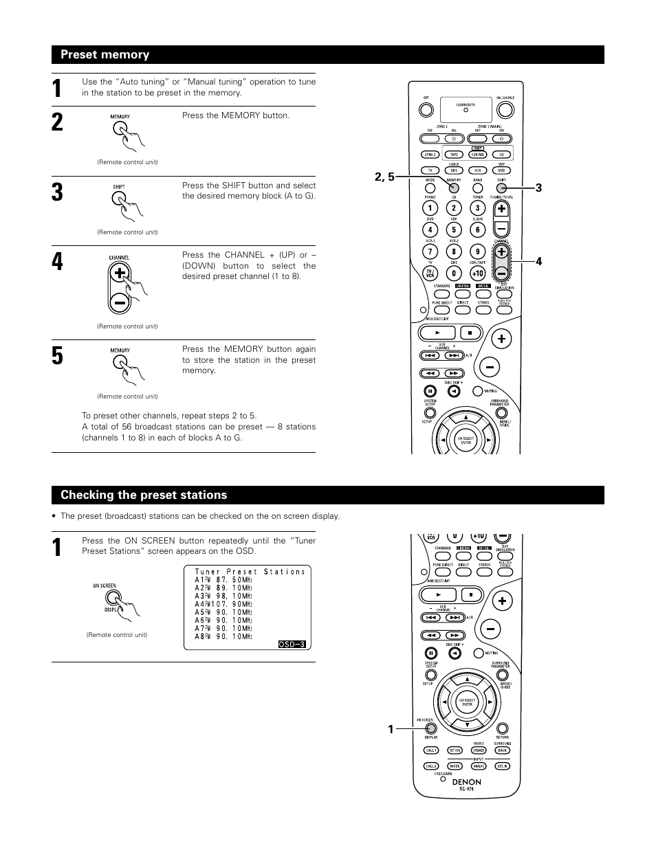 Denon AVR-985 User Manual | Page 84 / 100