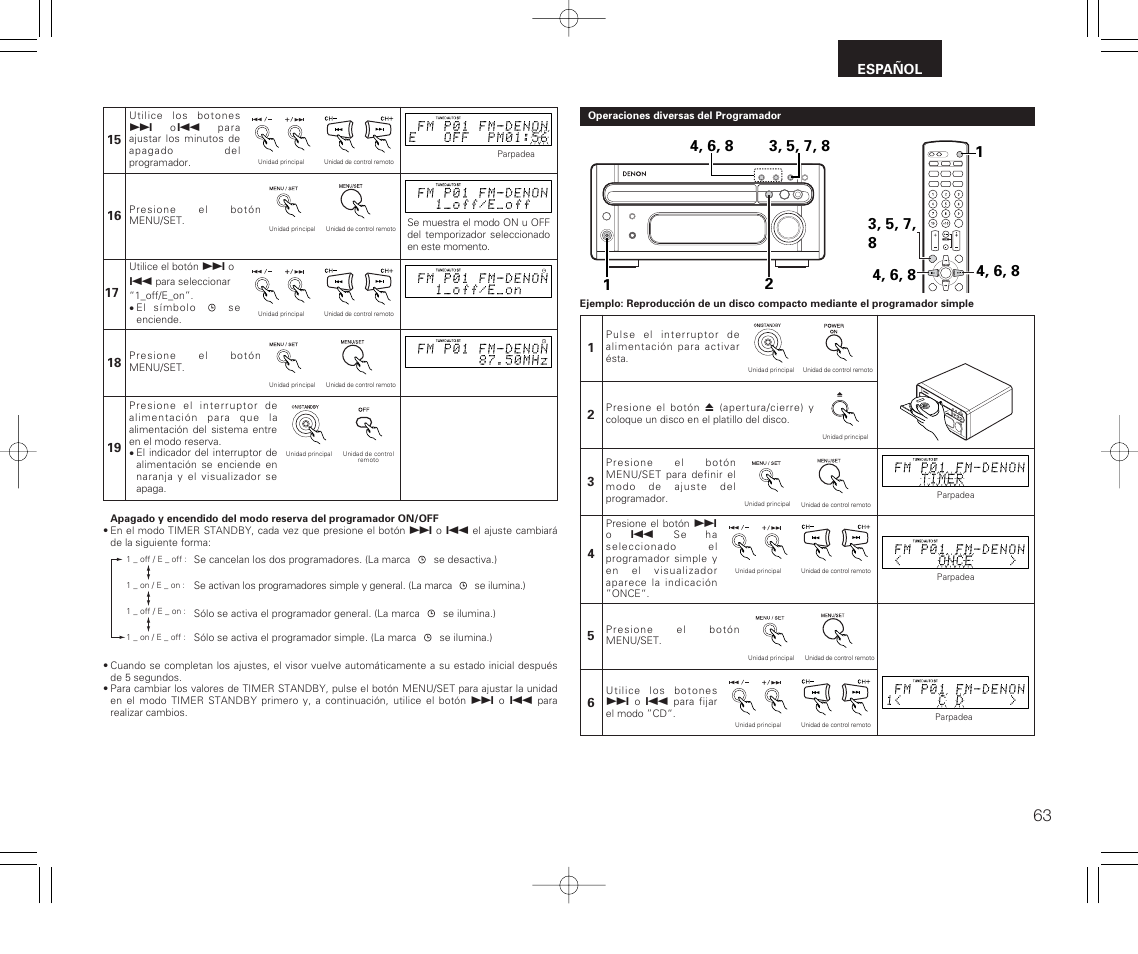 Denon RCD-M33 User Manual | Page 63 / 74