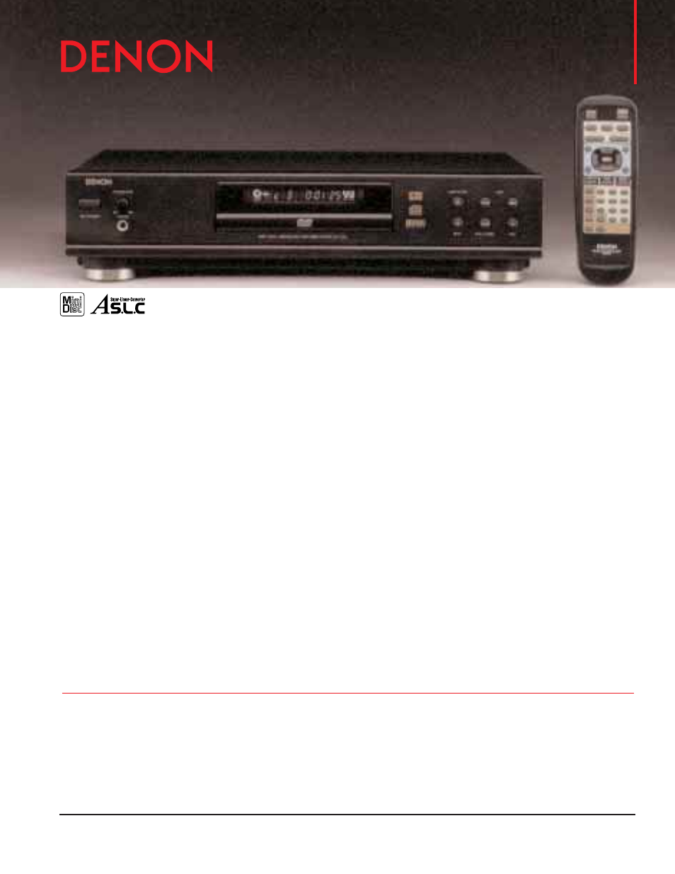 Denon DMD-1000 User Manual | 1 page