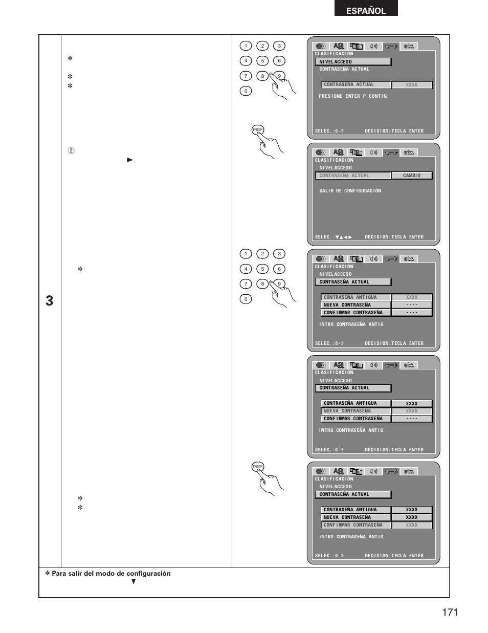 Español | Denon DVD-5900 User Manual | Page 105 / 140