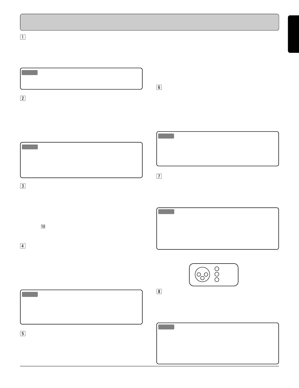 Name and operation of each part | Denon PMD340 User Manual | Page 7 / 27