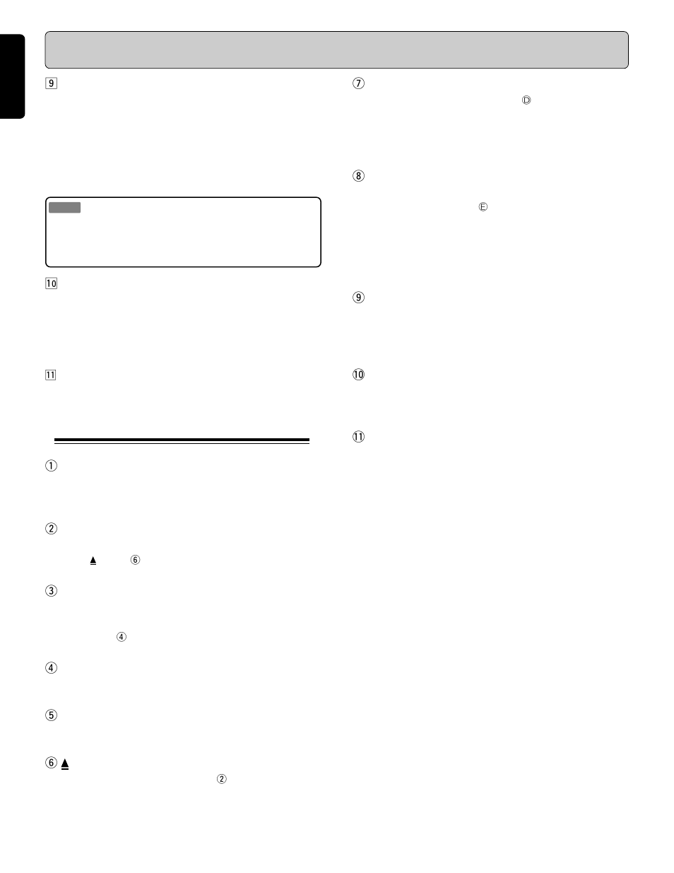 Name and operation of each part | Denon PMD340 User Manual | Page 8 / 27