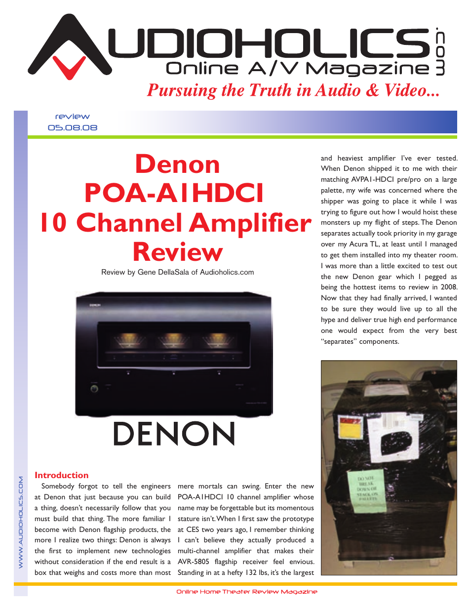 Denon POA-A1HDCI User Manual | 10 pages