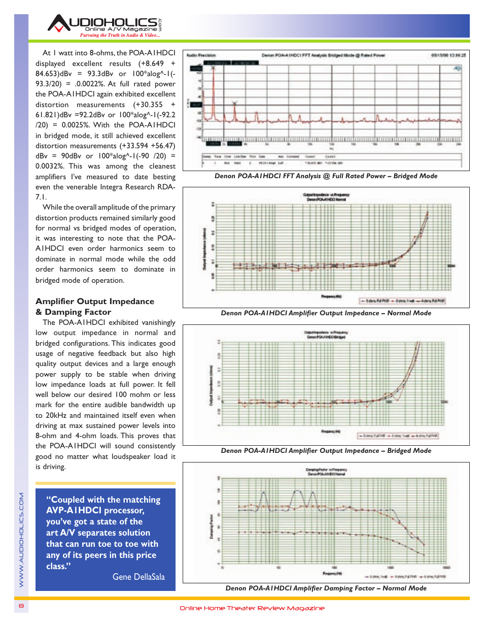 Denon POA-A1HDCI User Manual | Page 8 / 10