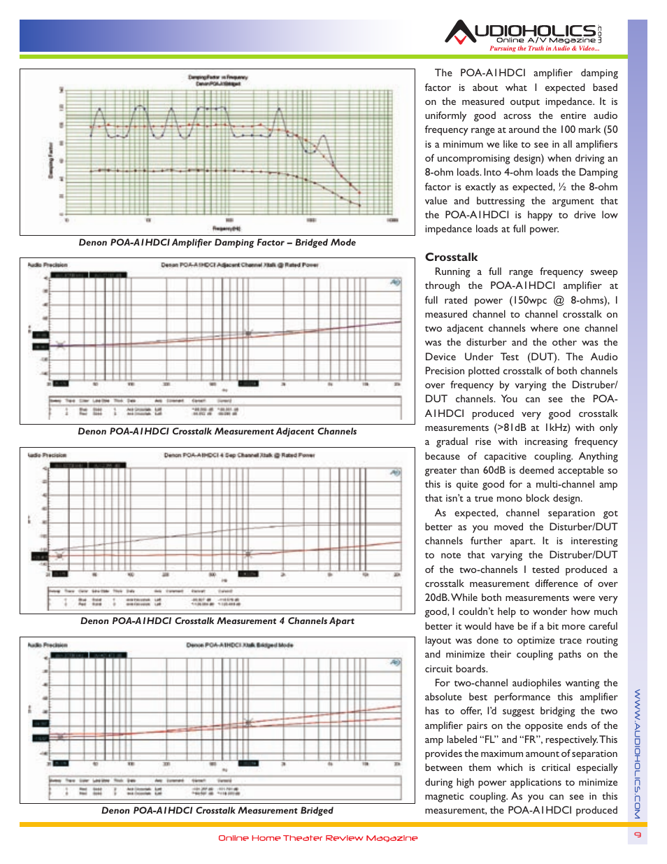 Denon POA-A1HDCI User Manual | Page 9 / 10