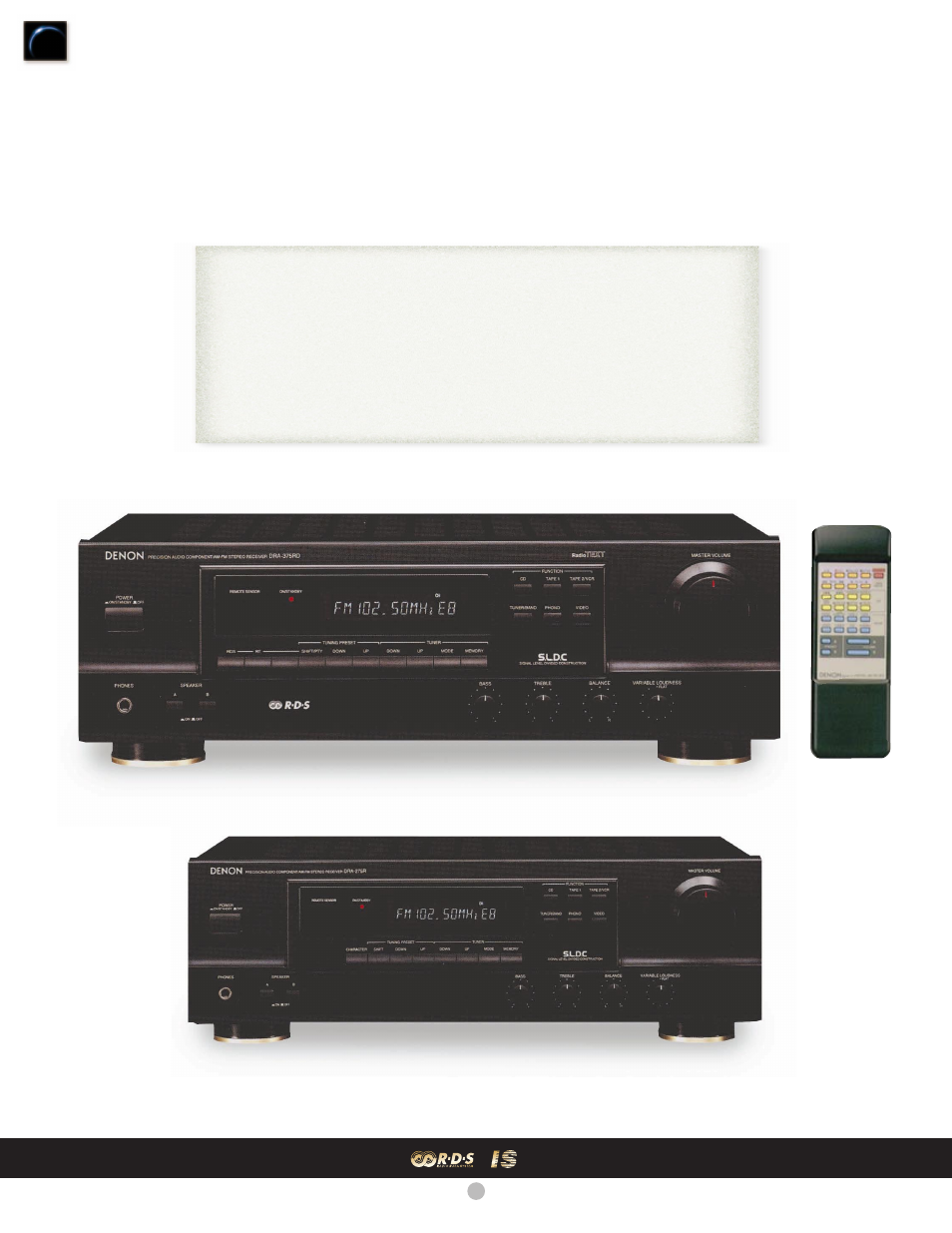 Denon DRA-275R User Manual | 5 pages