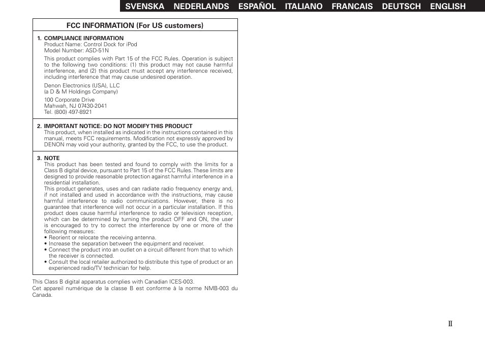 Denon ASD-51N User Manual | Page 3 / 42