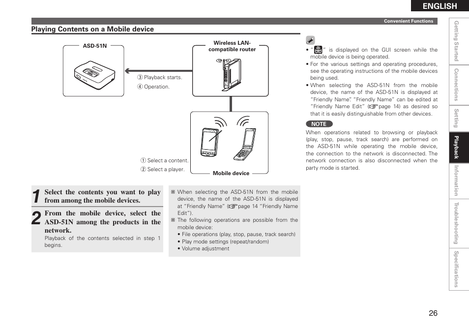 English | Denon ASD-51N User Manual | Page 33 / 42