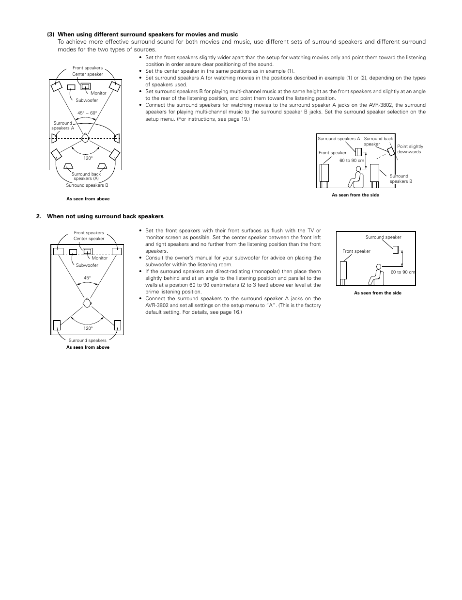 Denon AVR-3802 User Manual | Page 67 / 74