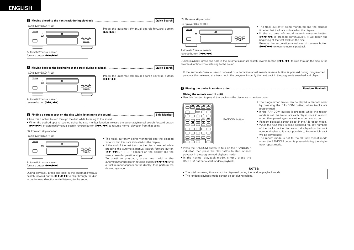 Denon DRA-F100 User Manual | Page 18 / 54