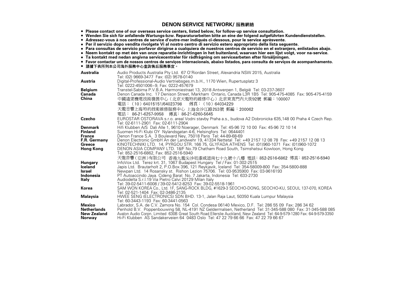 Denon DRA-F100 User Manual | Page 53 / 54