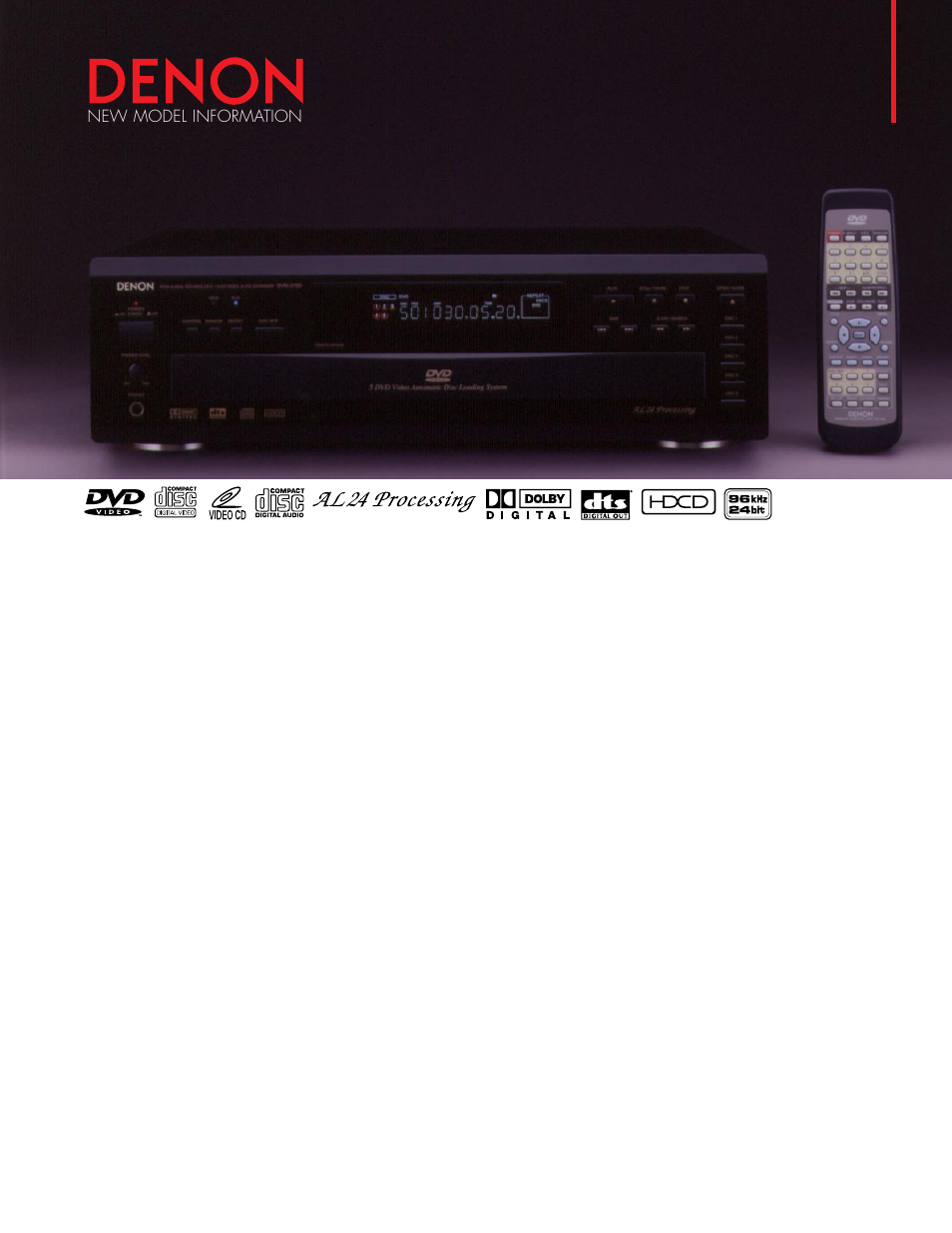 Denon DVM-3700 User Manual | 2 pages