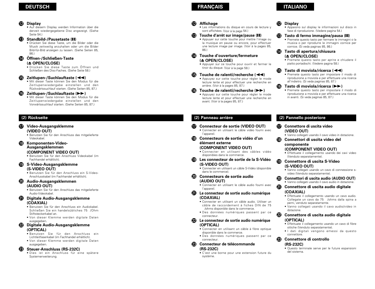 Denon DVD-3800 User Manual | Page 46 / 109