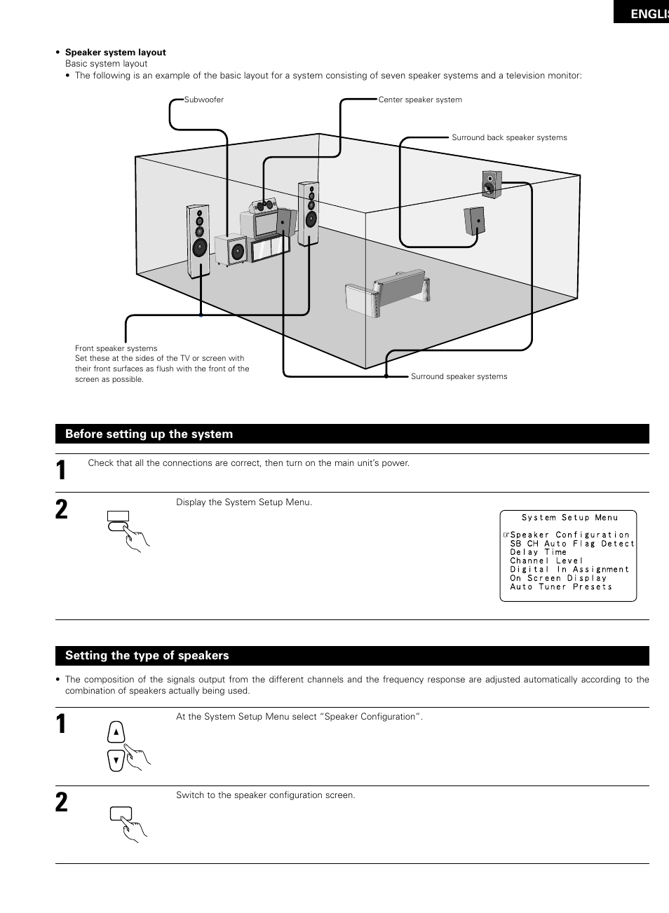 Denon AVR-2802/982 User Manual | Page 17 / 73