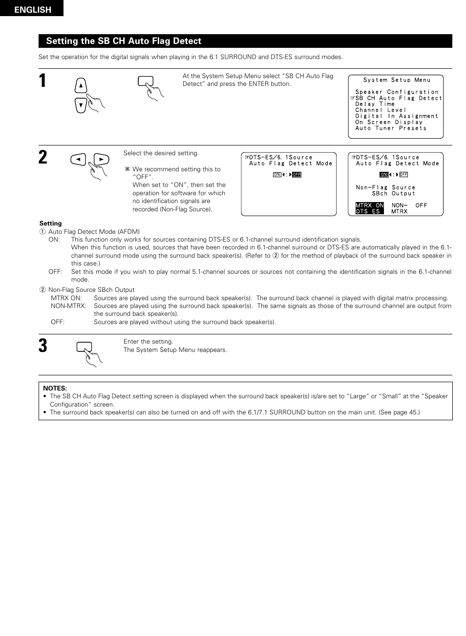 Denon AVR-2802/982 User Manual | Page 20 / 73