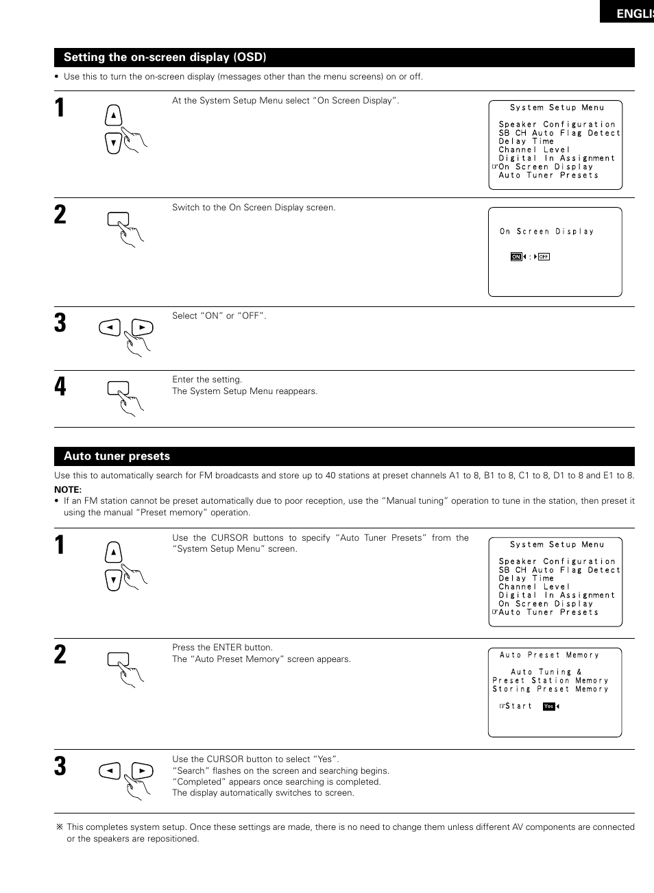 Denon AVR-2802/982 User Manual | Page 25 / 73