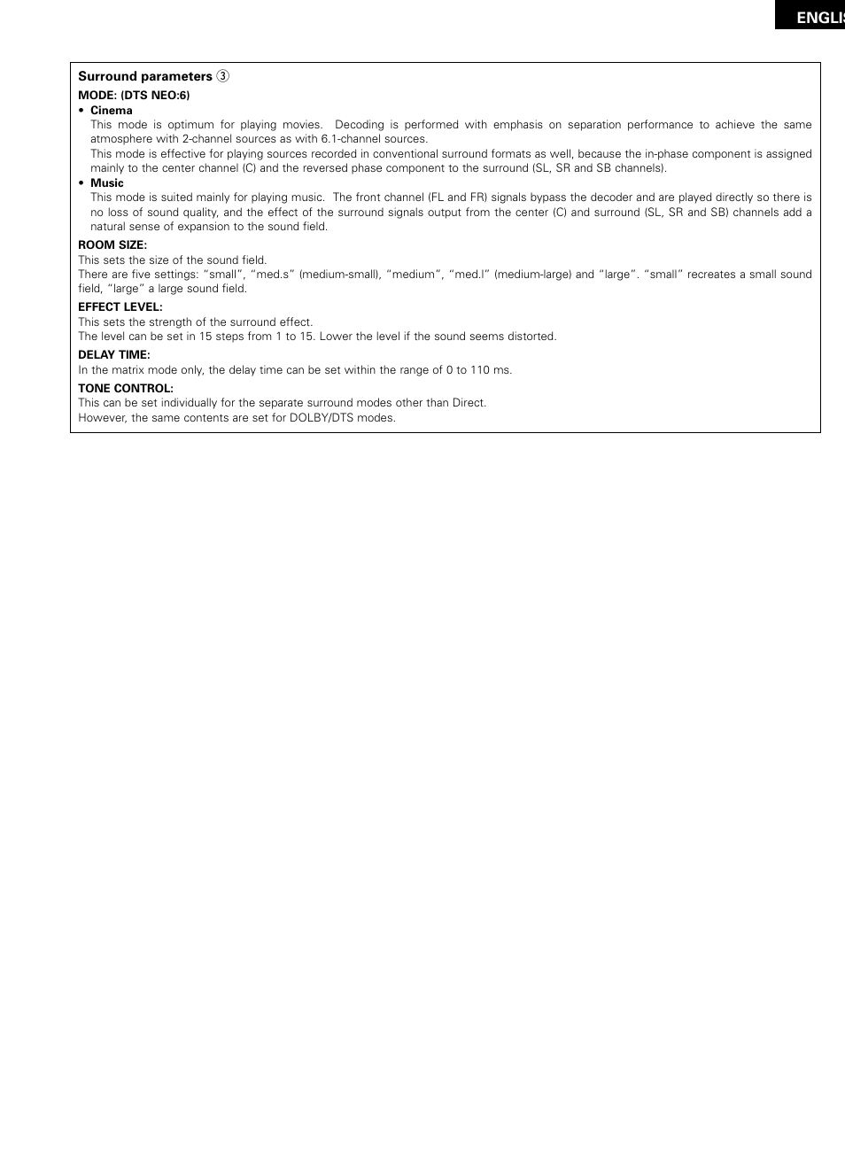 Denon AVR-2802/982 User Manual | Page 51 / 73