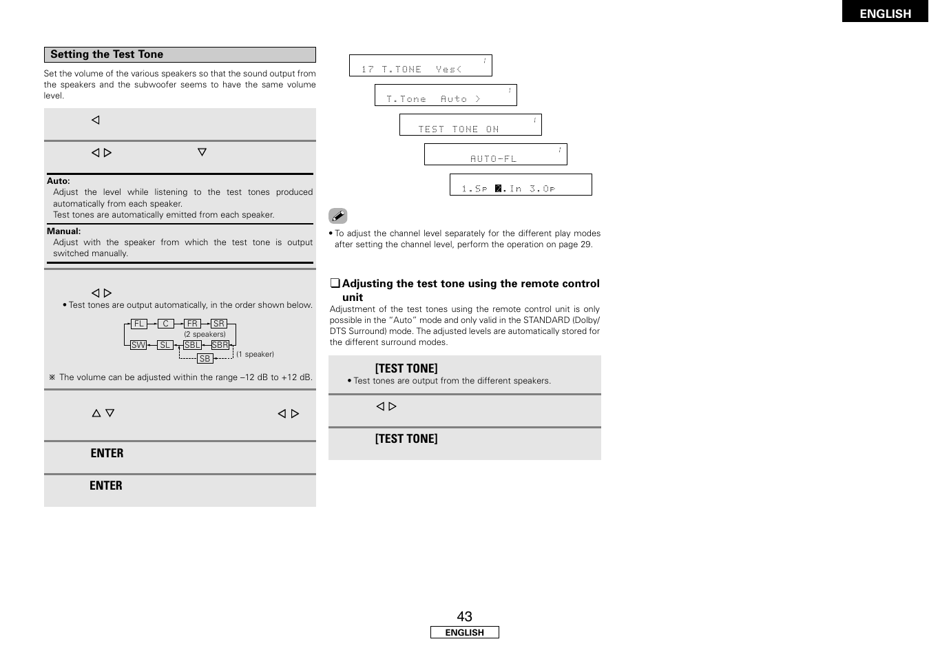 Denon AVR-1507 User Manual | Page 47 / 64