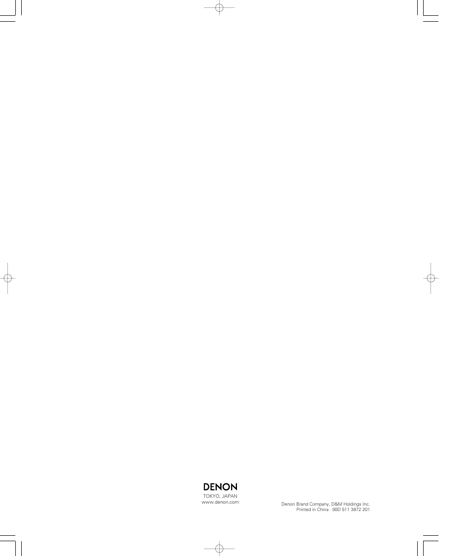 Denon DP-29F User Manual | Page 11 / 11