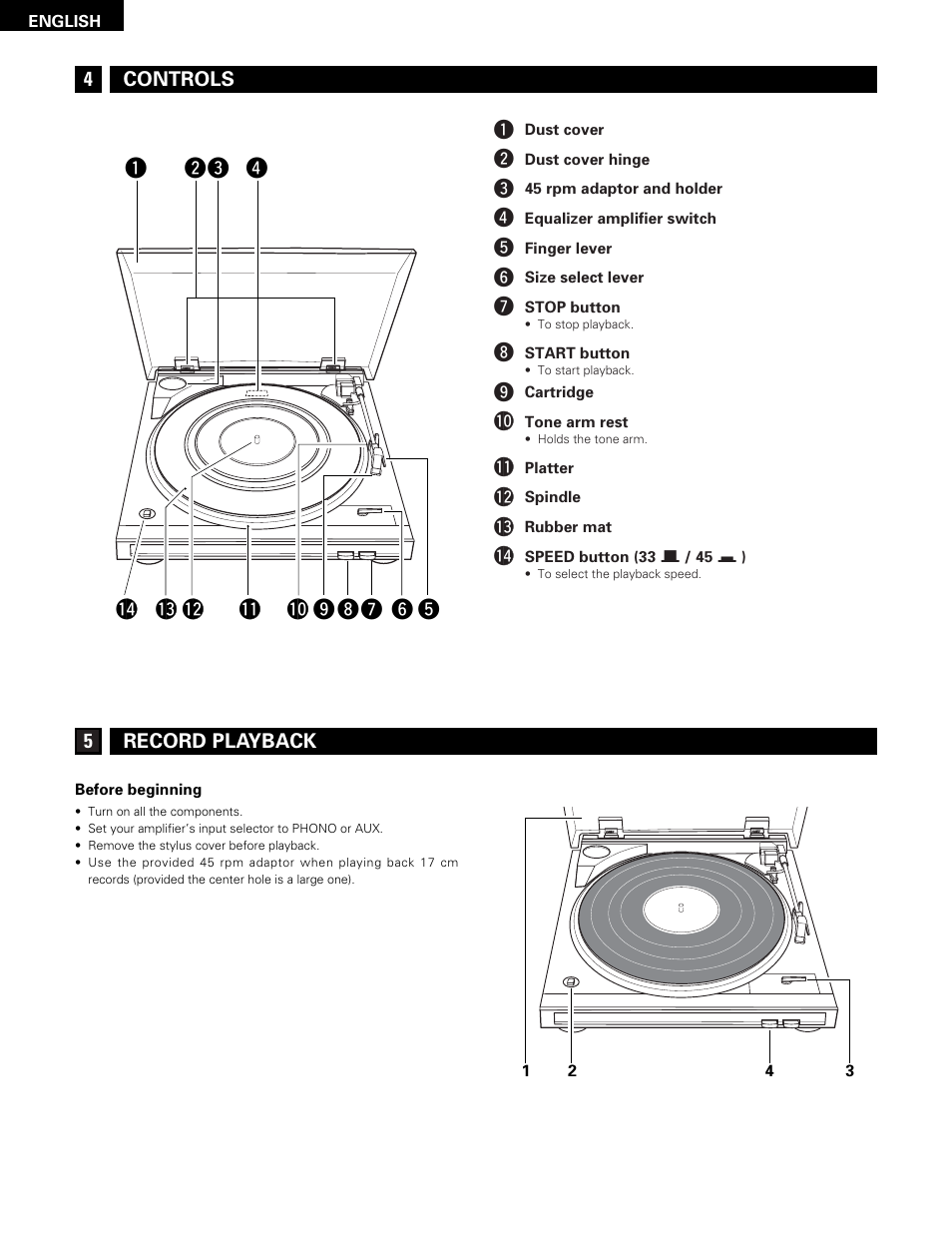 Denon DP-29F User Manual | Page 8 / 11