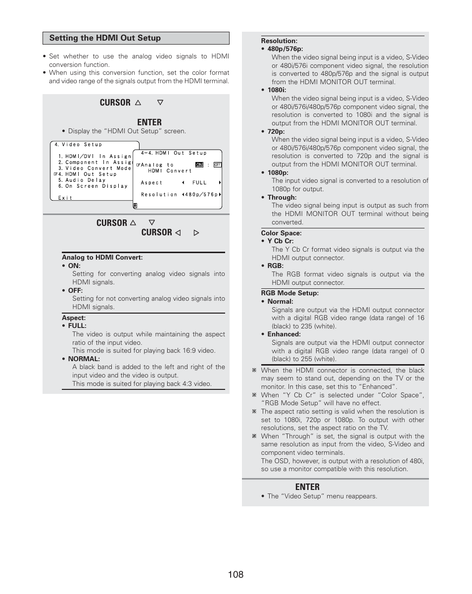 Denon AVR-4806CI User Manual | Page 108 / 202