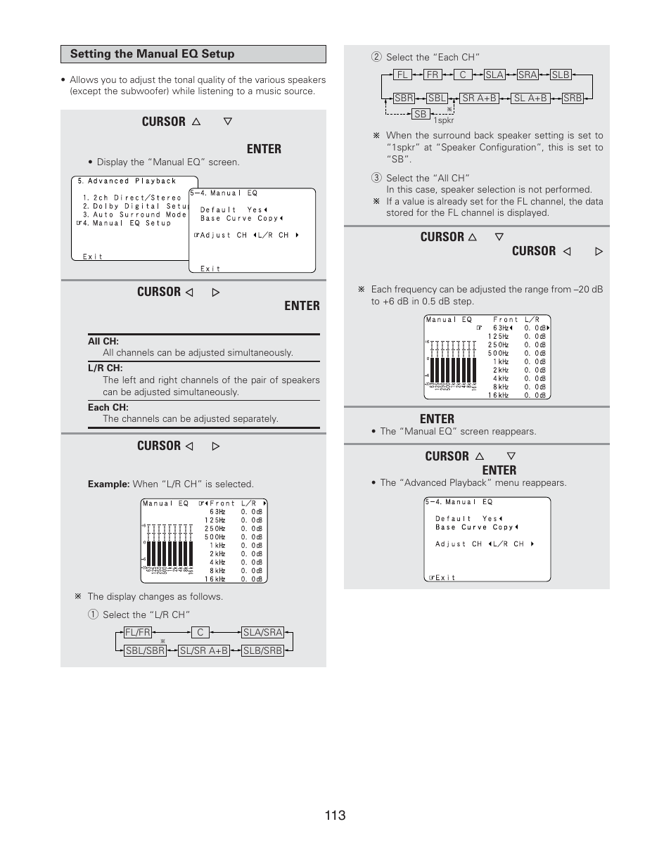 Denon AVR-4806CI User Manual | Page 113 / 202