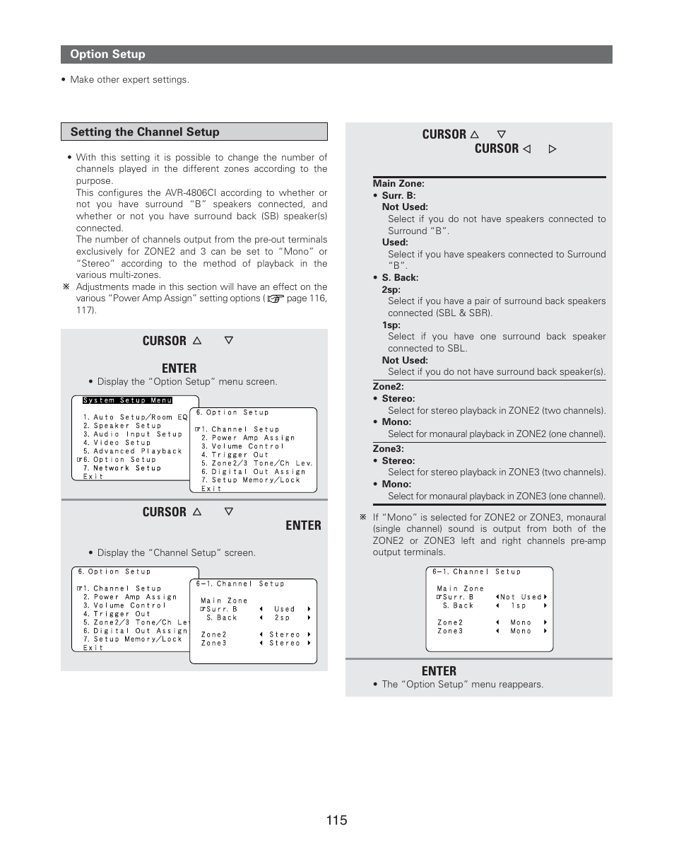 Denon AVR-4806CI User Manual | Page 115 / 202