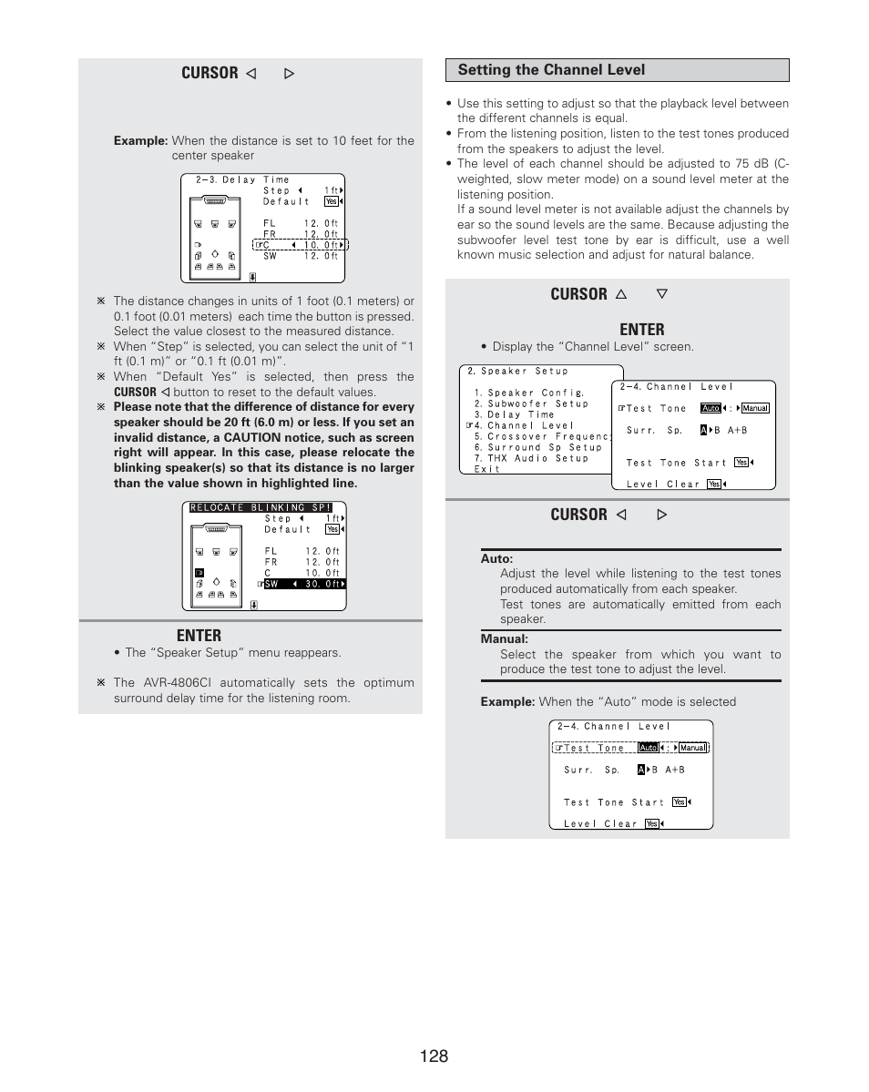Denon AVR-4806CI User Manual | Page 128 / 202