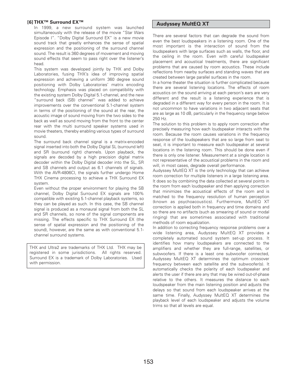 Denon AVR-4806CI User Manual | Page 153 / 202