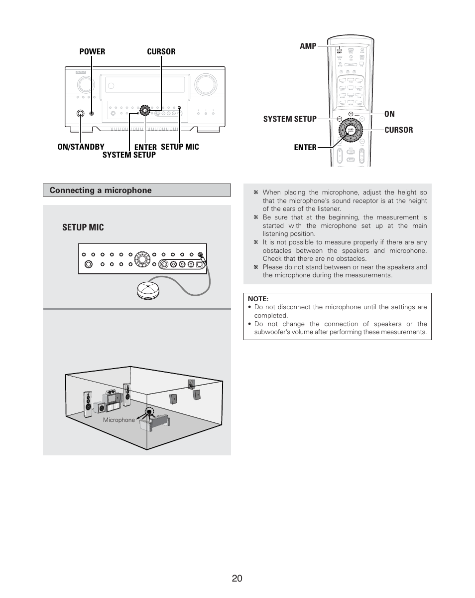 Denon AVR-4806CI User Manual | Page 20 / 202