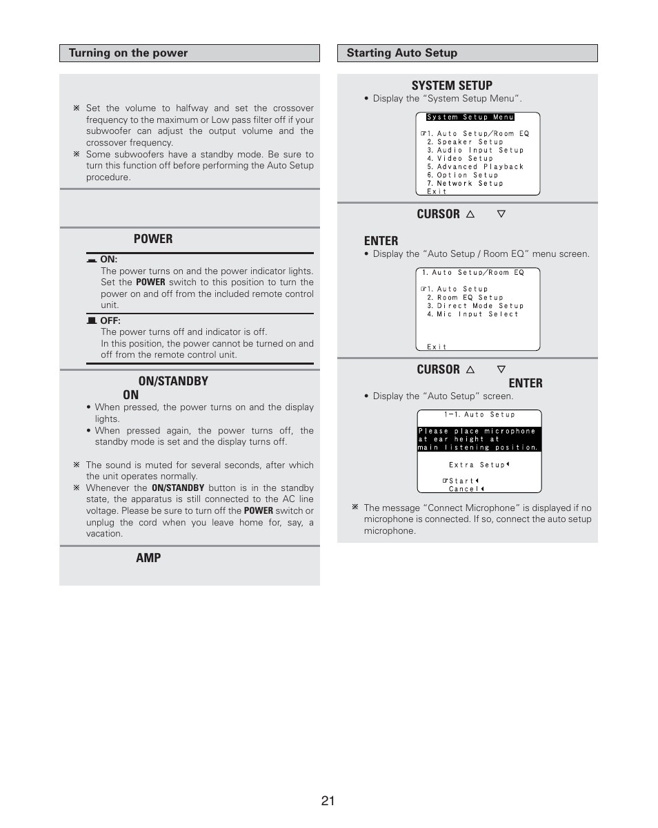 Denon AVR-4806CI User Manual | Page 21 / 202