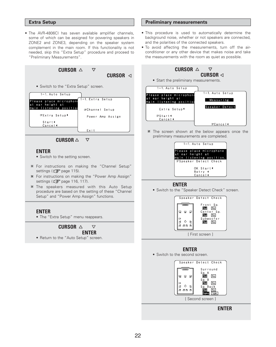 Denon AVR-4806CI User Manual | Page 22 / 202