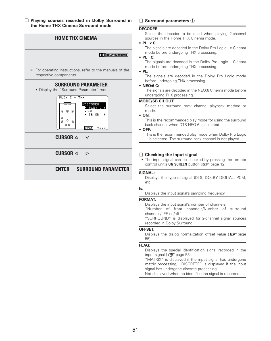 Denon AVR-4806CI User Manual | Page 51 / 202