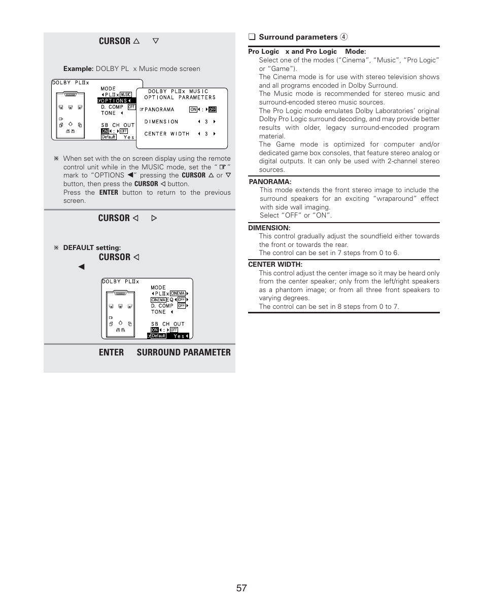 Denon AVR-4806CI User Manual | Page 57 / 202