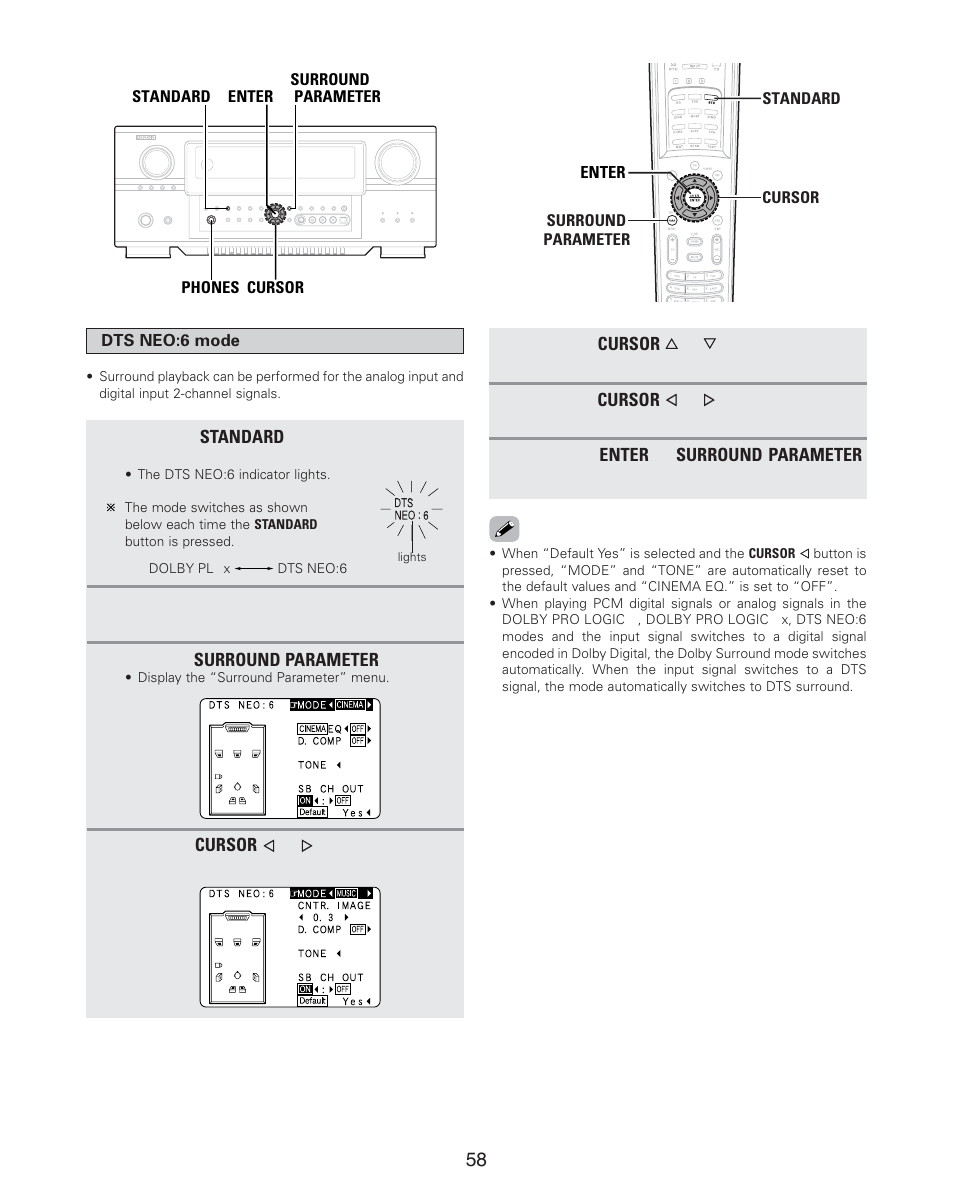 Denon AVR-4806CI User Manual | Page 58 / 202