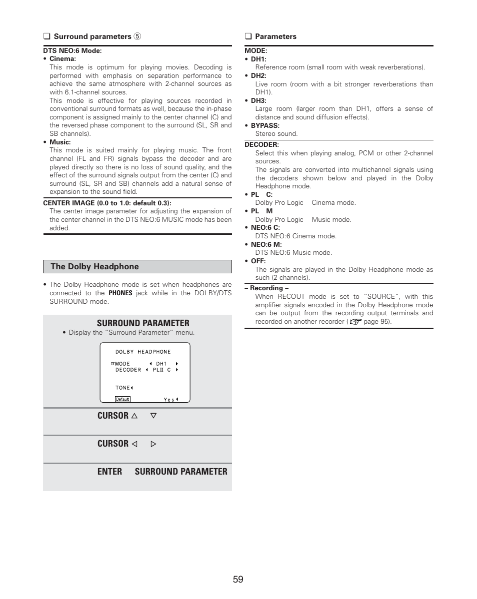 Denon AVR-4806CI User Manual | Page 59 / 202