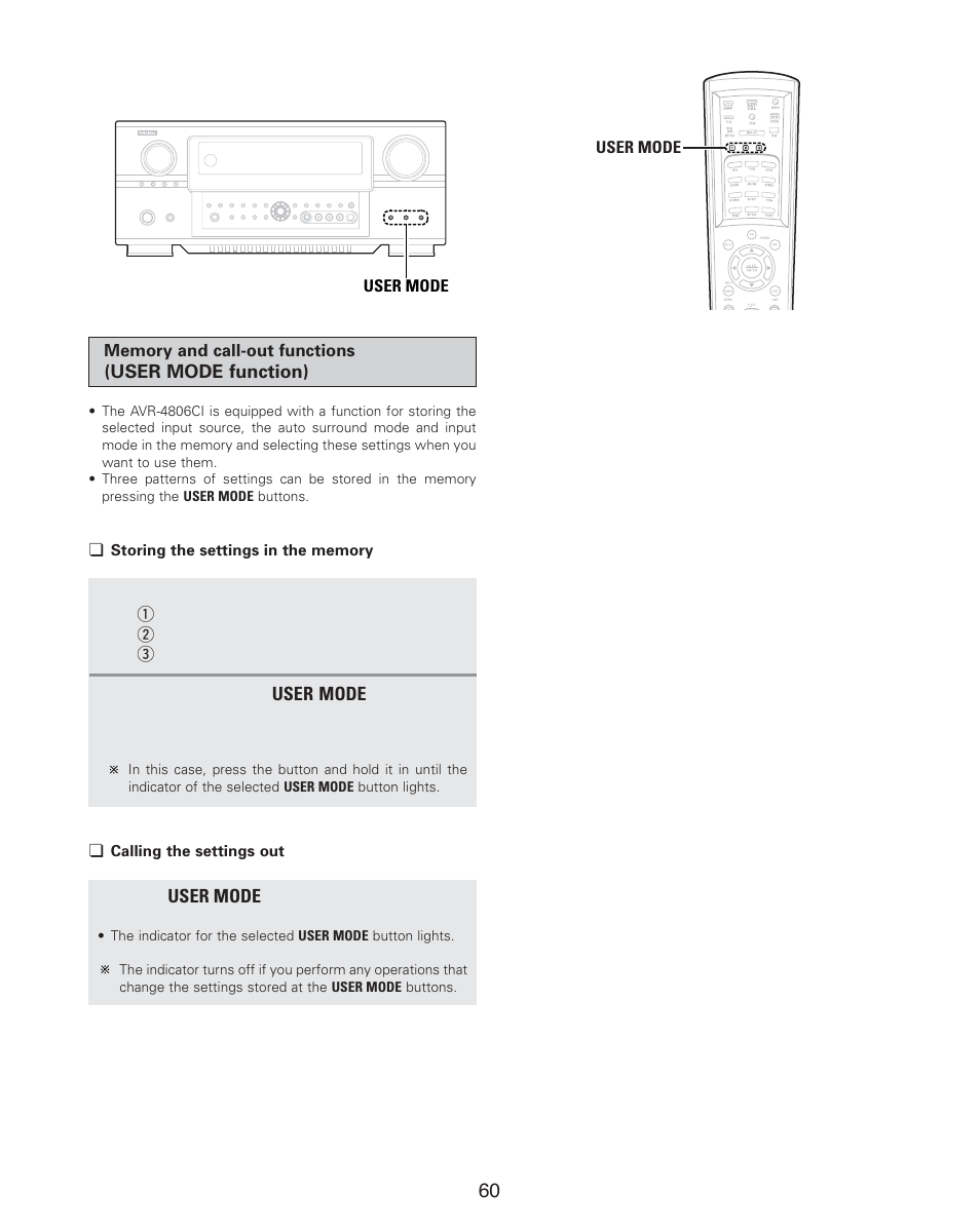 Denon AVR-4806CI User Manual | Page 60 / 202